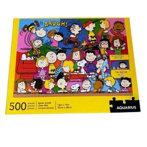 NIB Aquarius Peanuts Gang Jigsaw Puzzle (500 Pieces)